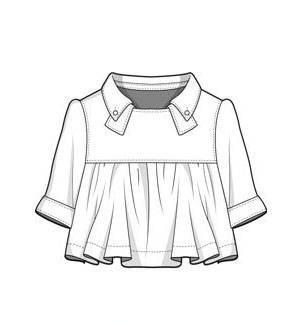 童装上衣服装设计效果图绘制技巧与时尚款式解析